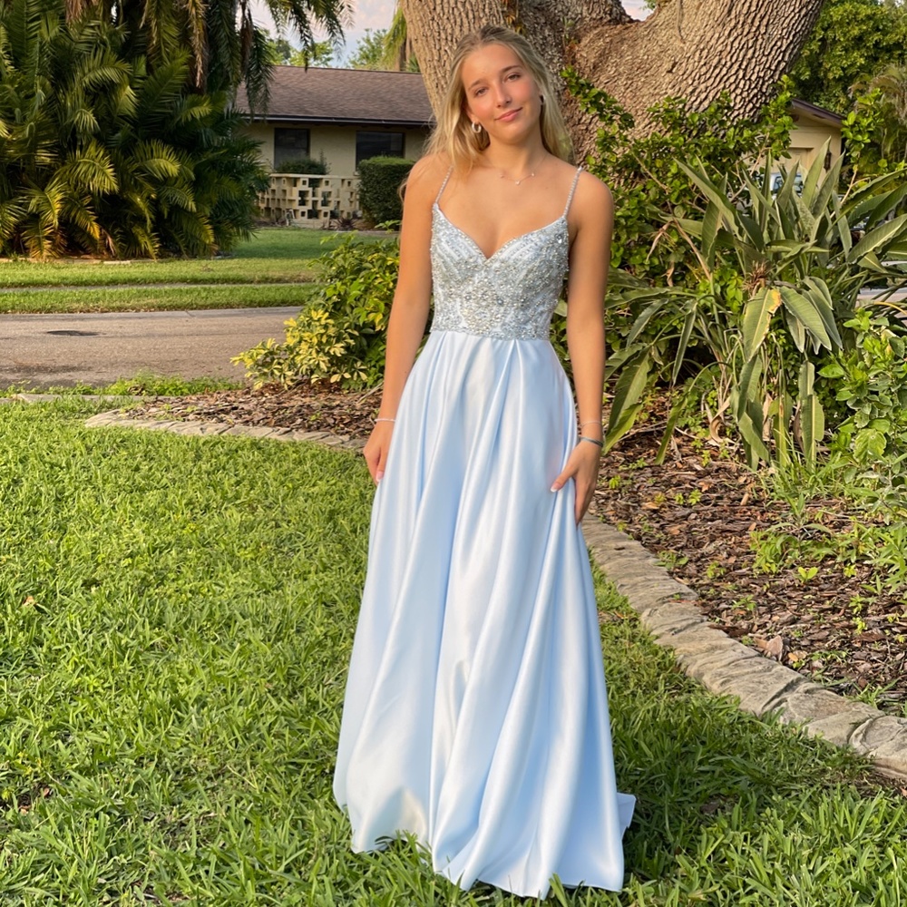 Baby Blue Prom Dress